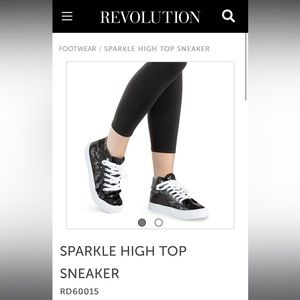 Revolution Dancewear - Sequin High-Top Sneakers